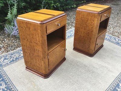 Coppia di comodini Art-Deco