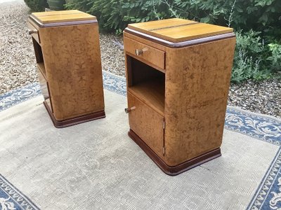 Coppia di comodini Art-Deco