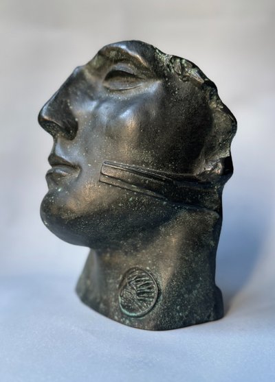 Scultura - Igor Mitoraj "Centurion II" - Volto in bronzo