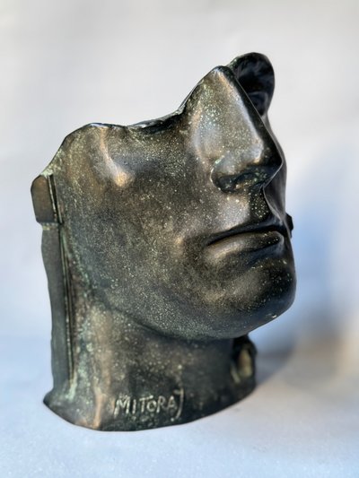 Scultura - Igor Mitoraj "Centurion II" - Volto in bronzo