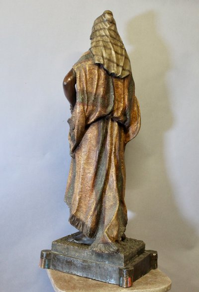Terracotta policroma raffigurante ALBA secondo Friedrich GOLDSCHEIDER (1845-1897)