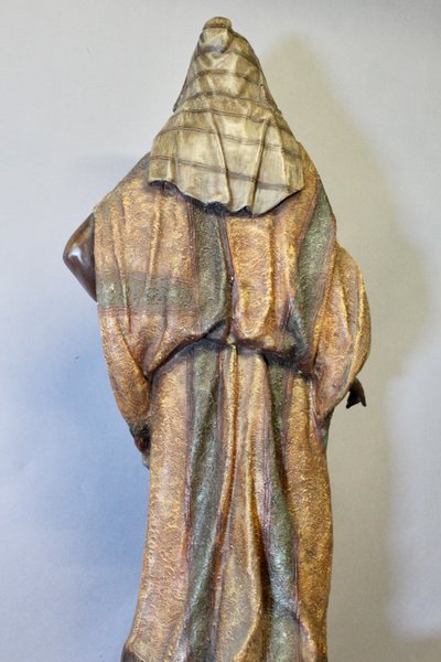 Terracotta policroma raffigurante ALBA secondo Friedrich GOLDSCHEIDER (1845-1897)