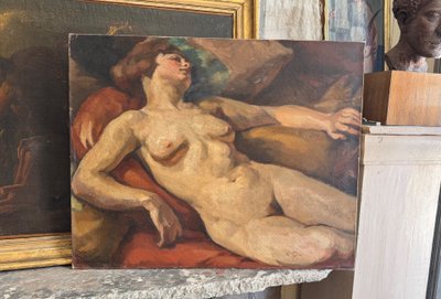 Donna nuda addormentata di Barat Levraux