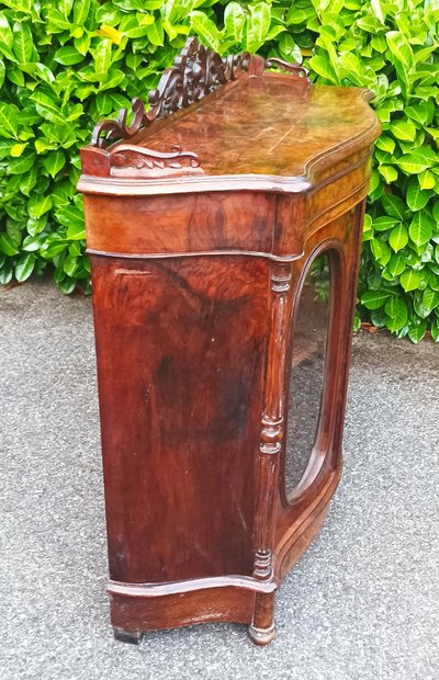 Vetrina in palissandro d'epoca Napoleone III