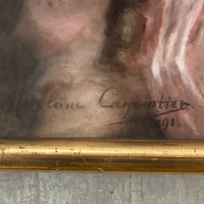 Portrait de jeune fille par Madeleine Carpentier