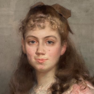Portrait de jeune fille par Madeleine Carpentier