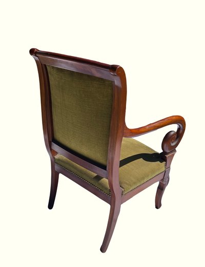 Poltrona in mogano da restauro - Inizio XIX secolo