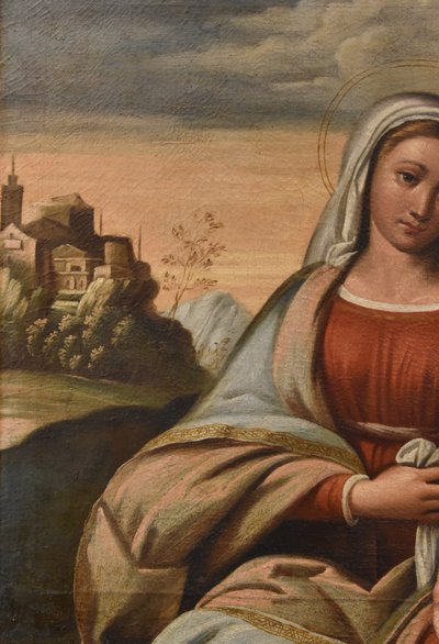 Madonna con Bambino e San Giuseppe, Benvenuto Tisi il Garofalo (1476 - 1559)