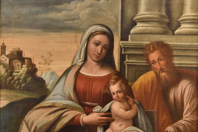 Madonna con Bambino e San Giuseppe, Benvenuto Tisi il Garofalo (1476 - 1559)