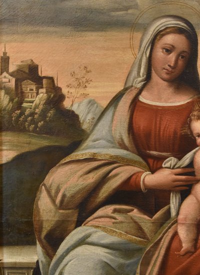 Madonna con Bambino e San Giuseppe, Benvenuto Tisi il Garofalo (1476 - 1559)