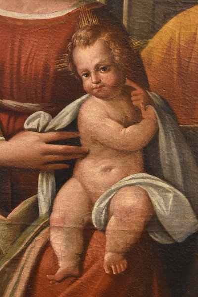 Madonna con Bambino e San Giuseppe, Benvenuto Tisi il Garofalo (1476 - 1559)