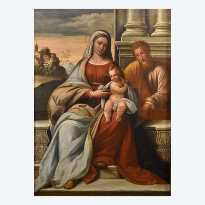 Madonna con Bambino e San Giuseppe, Benvenuto Tisi il Garofalo (1476 - 1559)