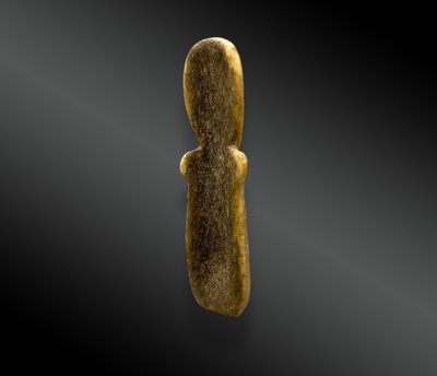 STATUETTE ANTHROPOMORPHE Style Okvik, Punuk Bering Strait, Alaska