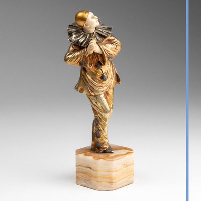 Georges Omerth (Act. 1895-1925), paire de sculptures  chryséléphantine, XIXe