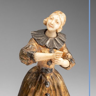 Georges Omerth (Act. 1895-1925), paire de sculptures  chryséléphantine, XIXe