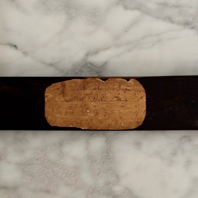 Indochina-Holzkreuz mit Perlmutteinlagen aus dem frühen 20. Jahrhundert