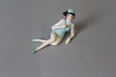 Porcelain bather circa 1920