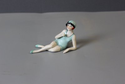 Porcelain bather circa 1920