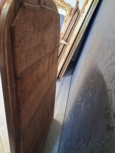XIX 126 x 85 mirror with Louis XV pediment