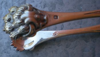 Solid silver pliers model Alphonse DEBAIN Goldsmith XIXth century (ref D 0105)