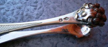 Solid silver pliers model Alphonse DEBAIN Goldsmith XIXth century (ref D 0105)