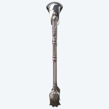 Silver plated sugar tongs "Russian" model Goldsmith SFAM
