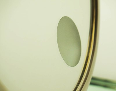 Illuminated table mirror by Maison Brot