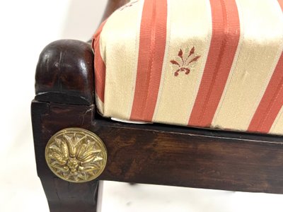 Poltrona Impero in mogano massiccio - Francia, inizio XIXᵉ secolo