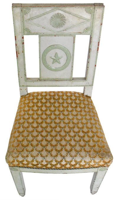 Pair of Consulate period chairs