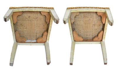 Pair of Consulate period chairs