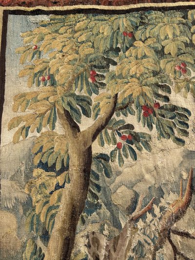 Verdure - Grande Tapisserie De La Manufacture Royale D'aubusson D'époque XVIIIème