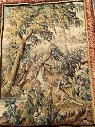 Verdure - Grande Tapisserie De La Manufacture Royale D'aubusson D'époque XVIIIème