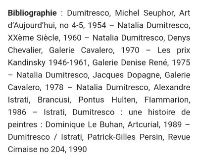 NATALIA DUMITRESCO 1915/1997