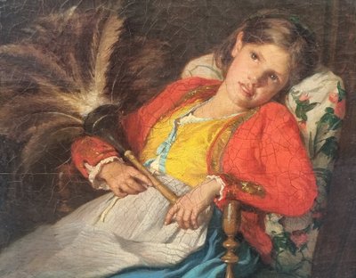 Armand LELEUX - La servante de l'abbé