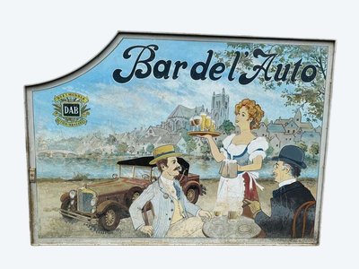 Séparateur de bar en Tôle peinte 1957