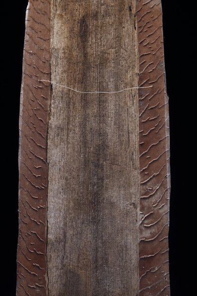 Bemalte Rinde, Ozeanische Kunst, Frühe Kunst, Stammeskunst, Gemälde, Ozeanien, Pazifik, 110 cm