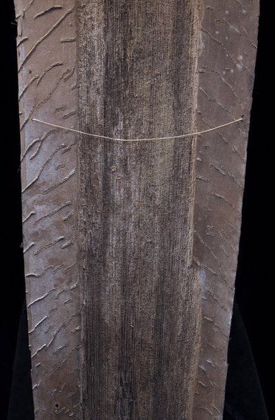 Bemalte Rinde, Ozeanische Kunst, Frühe Kunst, Stammeskunst, Gemälde, Ozeanien, Pazifik, 82 cm