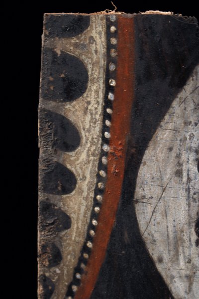 Bemalte Rinde, Ozeanische Kunst, Frühe Kunst, Stammeskunst, Gemälde, Ozeanien, Pazifik, 82 cm
