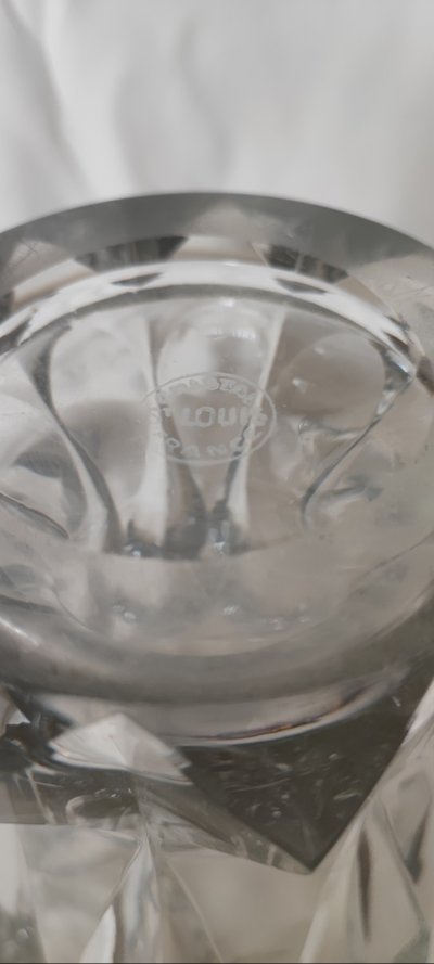 Vaso di cristallo Saint Louis Francia