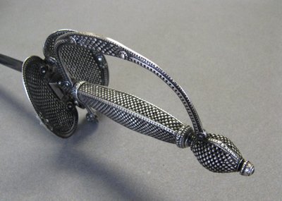 18th Century Court Sword. Silver mounting.