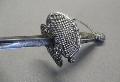 18th Century Court Sword. Silver mounting.