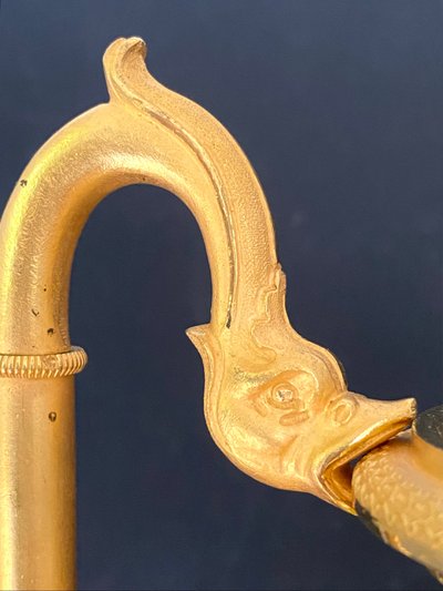 Early 19th Century Chiseled And Gilt Bronze Vase Clock Signed Chevillad Rosier In Paris