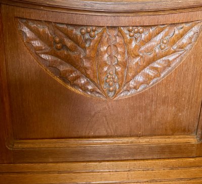 Bibliothèque -Vitrine Art Nouveau attribuée Gauthier Poinsignon