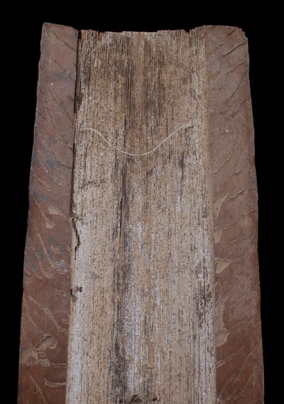 Bemalte Rinde, Ozeanische Kunst, Frühe Kunst, Stammeskunst, Gemälde, Ozeanien, Pazifik, 100 cm