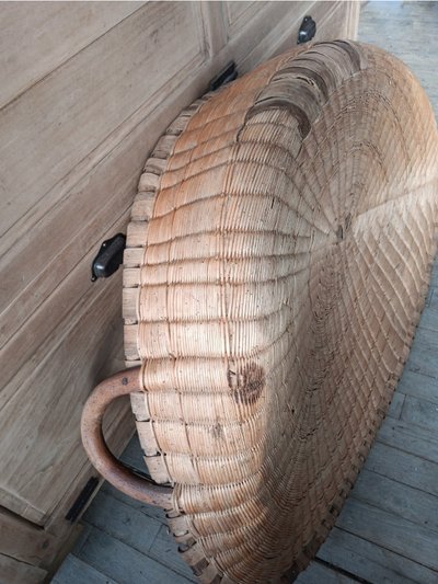 Très grand panier osier Vannerie 