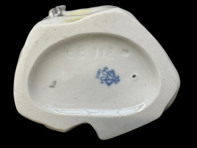 Volkstedt - Porcelain figure of a smiling monk by Emil Paul Börner