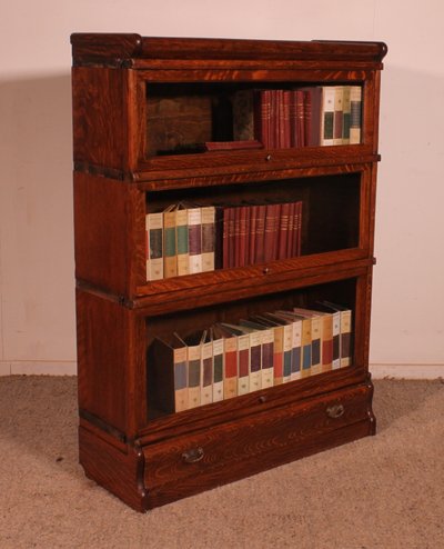 Libreria a 3 pezzi in rovere Wernicke Globe