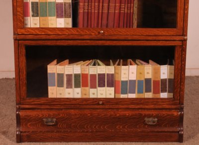 Libreria a 3 pezzi in rovere Wernicke Globe