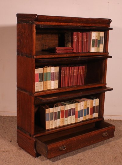 Libreria a 3 pezzi in rovere Wernicke Globe