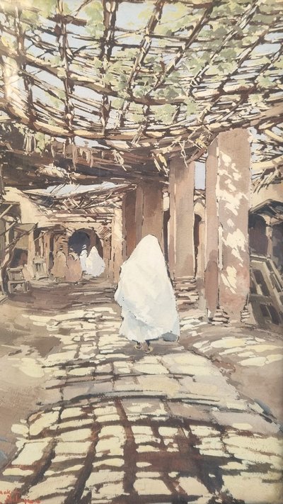Théophile Jean DELAYE - Souk in Marrakech